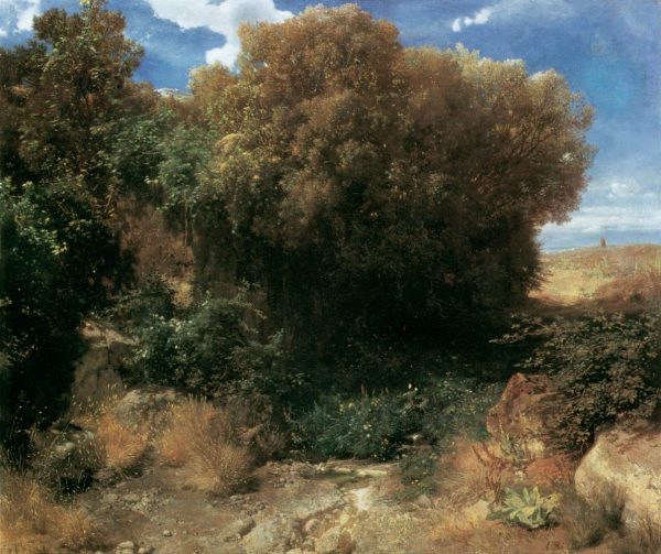 Campagna Landscape by Arnold Bocklin