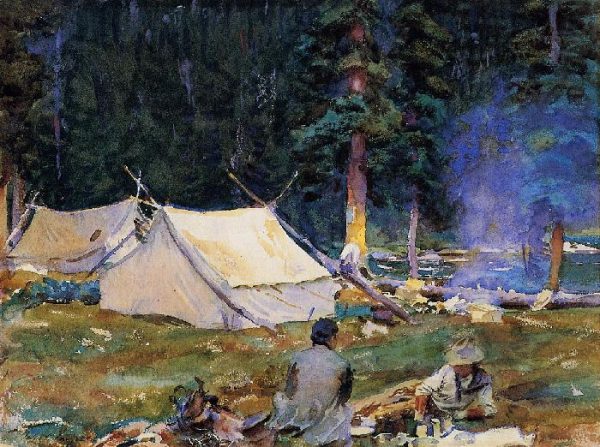 Camping at Lake O' Hara by John Singer Sargent