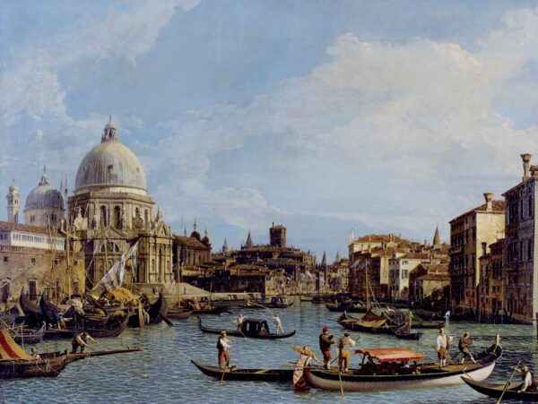Canal Grande con la Basilica Santa Maria della Salute