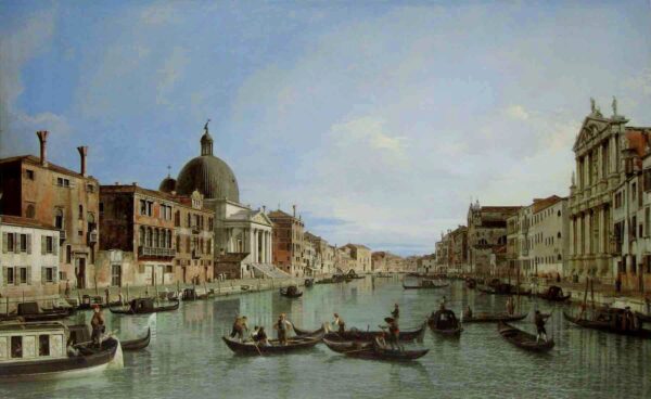 Canal Grande with San Simeone Piccolo