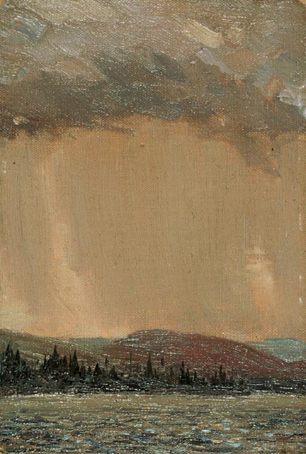 Canoe Lake by Tom Thomson - hand-painted oil reproduction