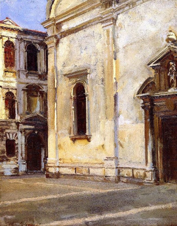 Santa Maria del Carmelo and Scuola Grande dei Carmini by John Singer Sargent
