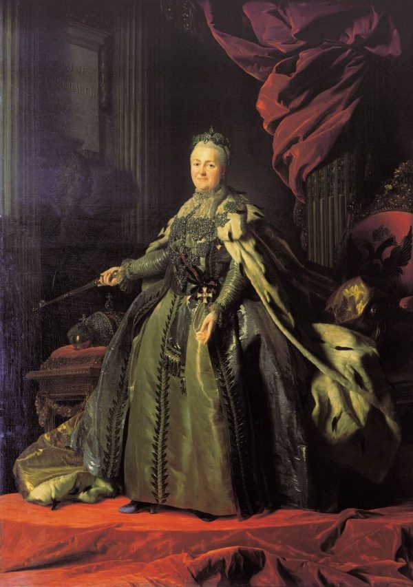 Catherine II by Alexander Roslin