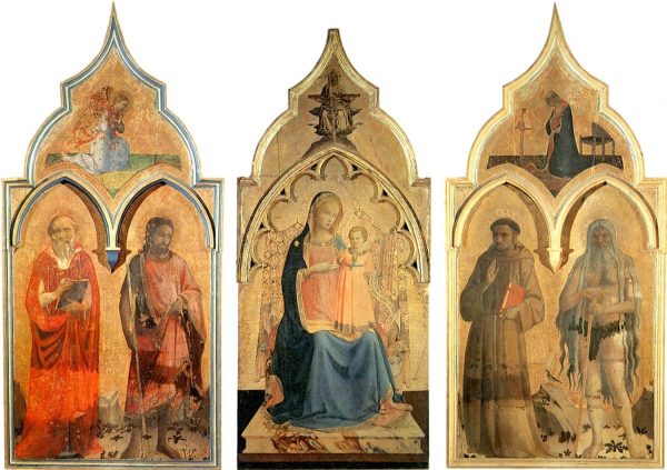 Certosa del Galluzzo Triptych by Fra Angelico