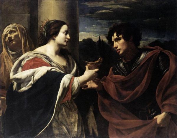 Sophonisba Receiving the Poisoned Chalice by Simon Vouet