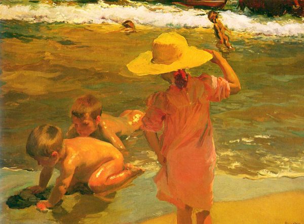 Children on the Seashore by Joaquin Sorolla y Bastida