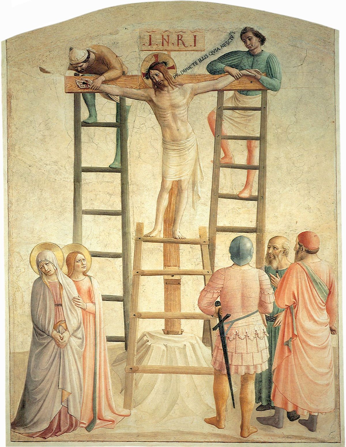Christ Being Nailed to the Cross