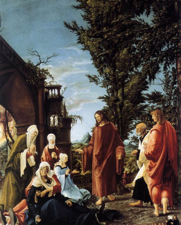 Christ Taking Leave of His Mother by Albrecht Altdorfer