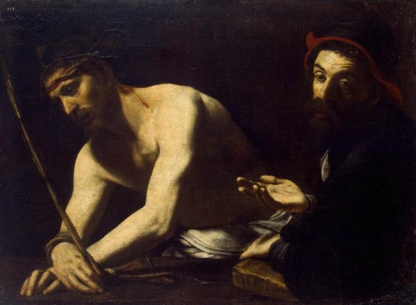 Christ and Caiaphas by Giovanni Battista Caracciolo