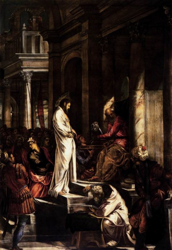 Christ before Pilate by Tintoretto