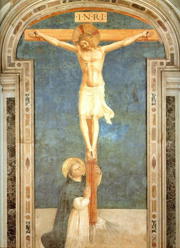 Christ on the Cross Adored by Fra Angelico