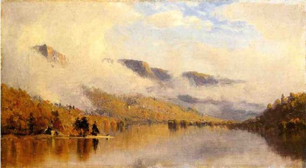 Clearing Storm over Lake George by Sanford Robinson Gifford