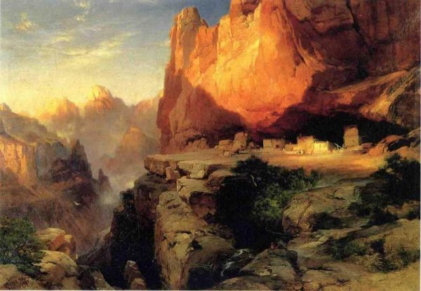 Cliff Dwellers by Thomas Moran