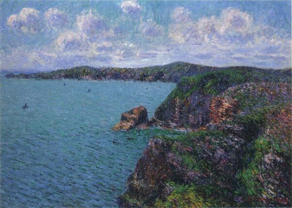 Cliffs at Cap Frehel by Gustave Loiseau