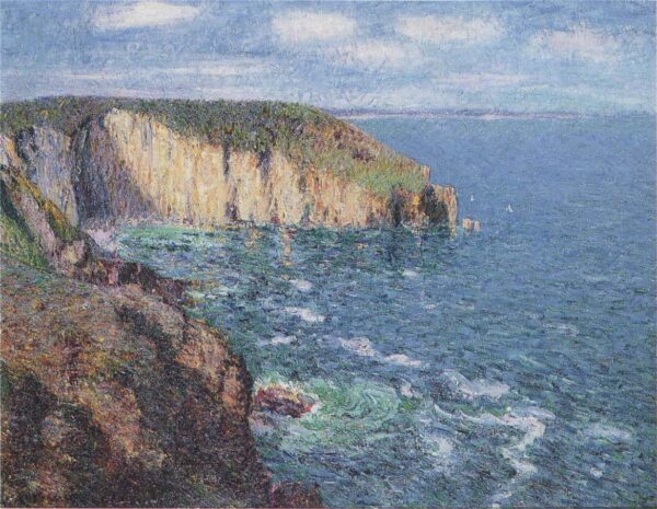 Cliffs at Cap Frehel II by Gustave Loiseau