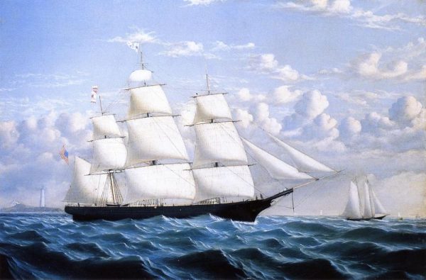 Clipper Ship 'Northern Light' of Boston by William Bradford