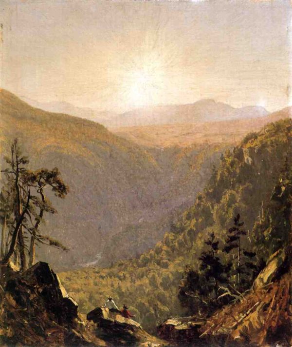 A Sketch in Kauterskill Clove by Sanford Robinson Gifford