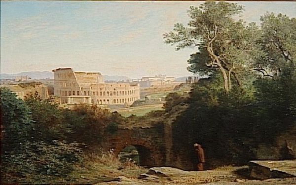 Colosseum Viewed from the Palatine II by Jean-Achille Benouville