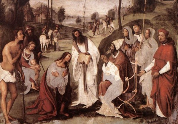 Conversion of Saint Valerian by Lorenzo Costa