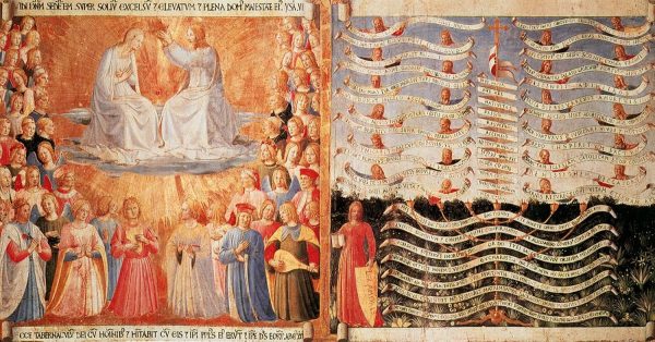 Coronation of the Virgin and Lex Amoris by Fra Angelico