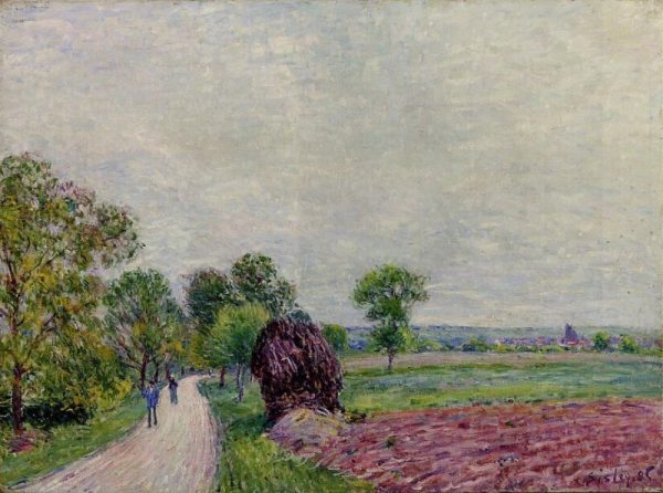 Countryside near Moret by Alfred Sisley