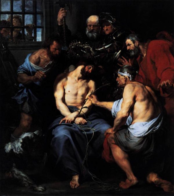 Crowning with Thorns by Anthony van Dyck