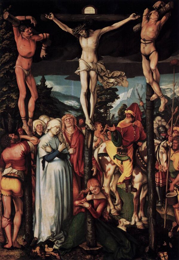 Crucifixion by Grien Hans Baldung