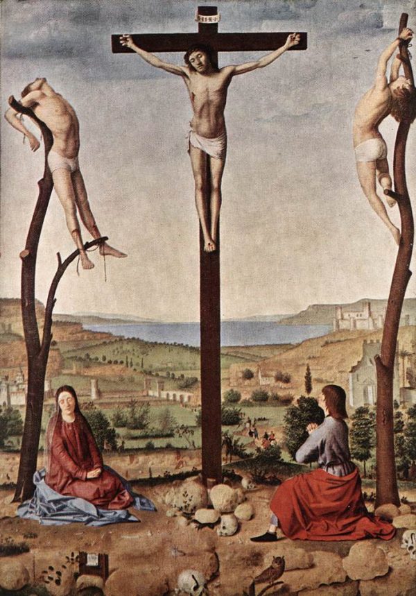 Crucifixion by Antonello da Messina