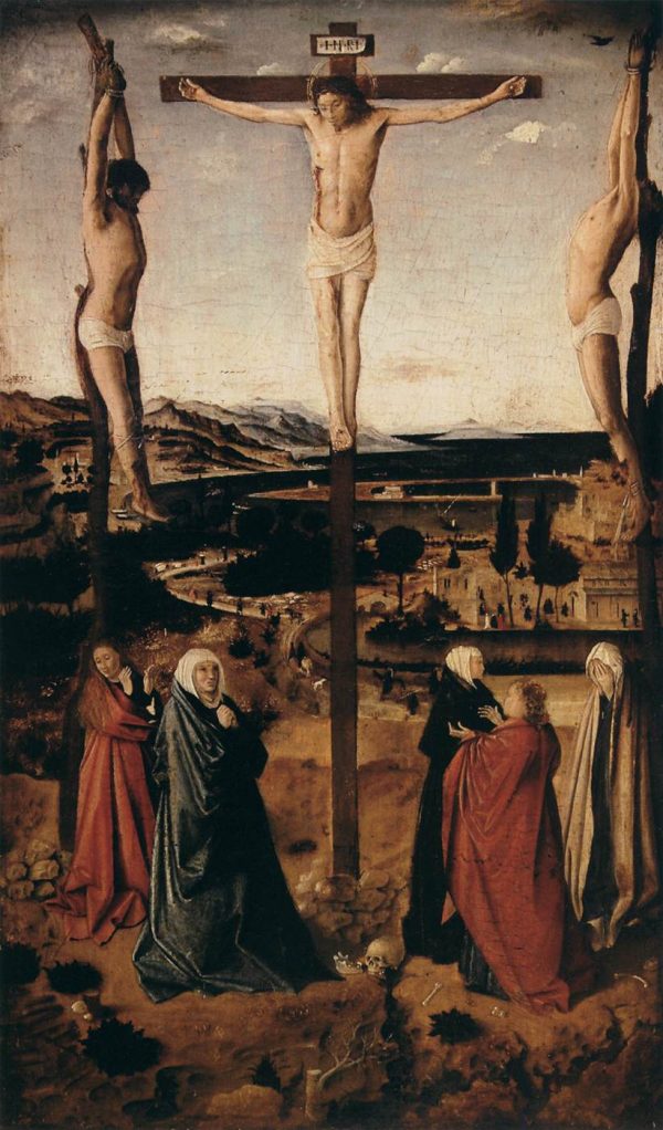 Crucifixion b by Antonello da Messina
