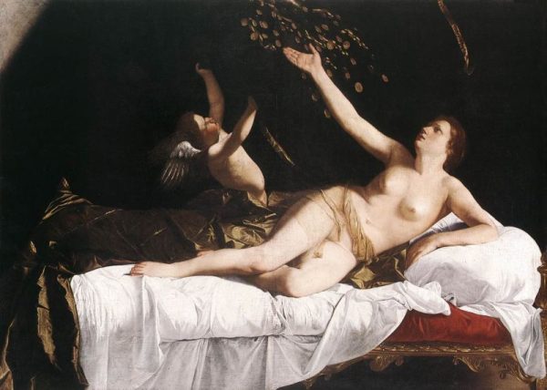 Danae by Orazio Gentileschi