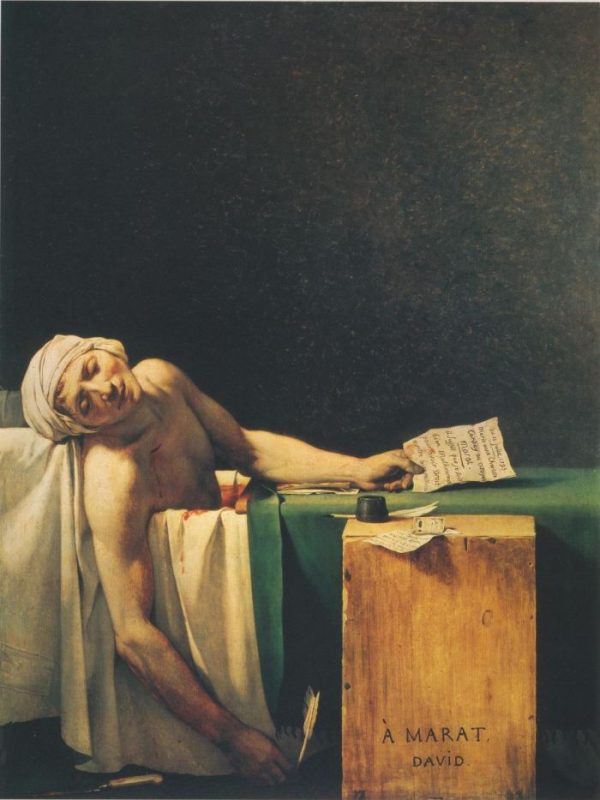 The Death of Marat by Jacques-Louis David