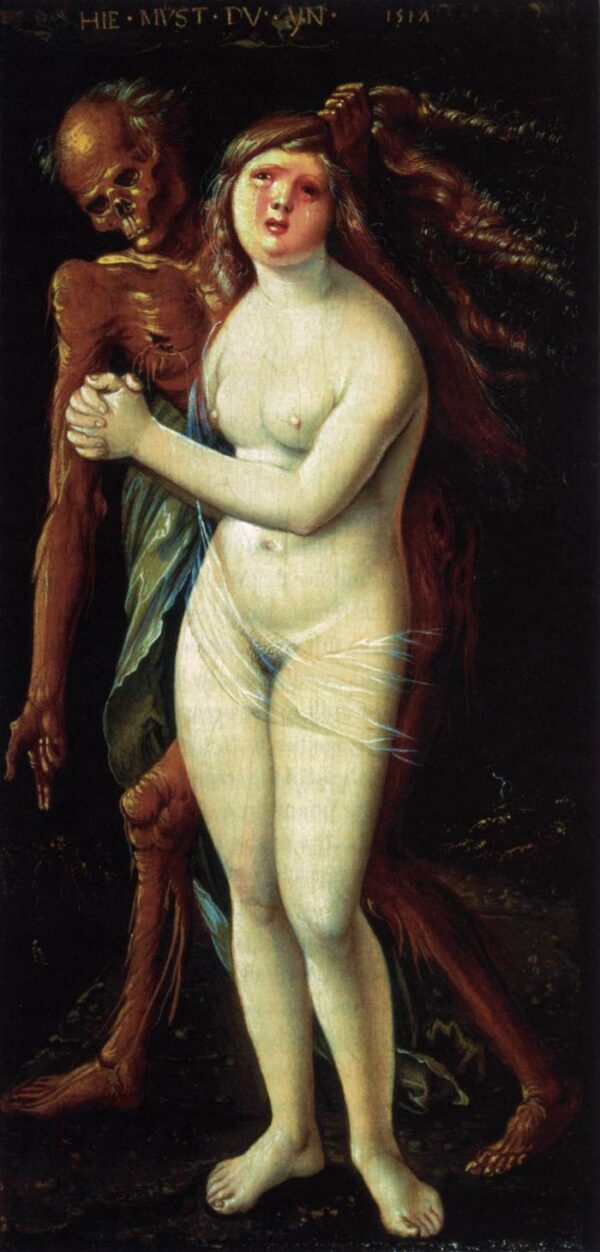 Death and the Maiden b by Grien Hans Baldung