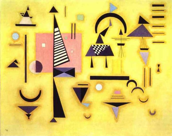 Decisive Pink by Wassily Kandinsky