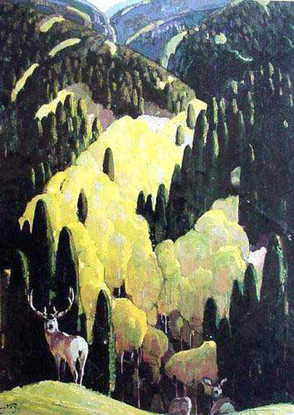 Deer Paintings N034