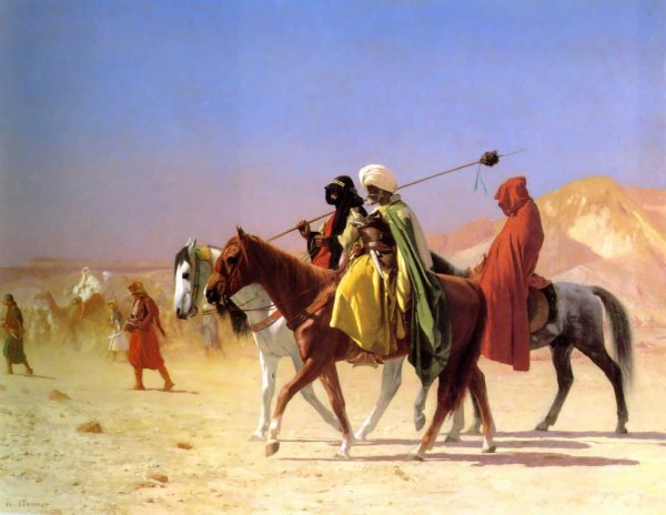 Arabs Crossing the Desert by Jean-Leon Gerome