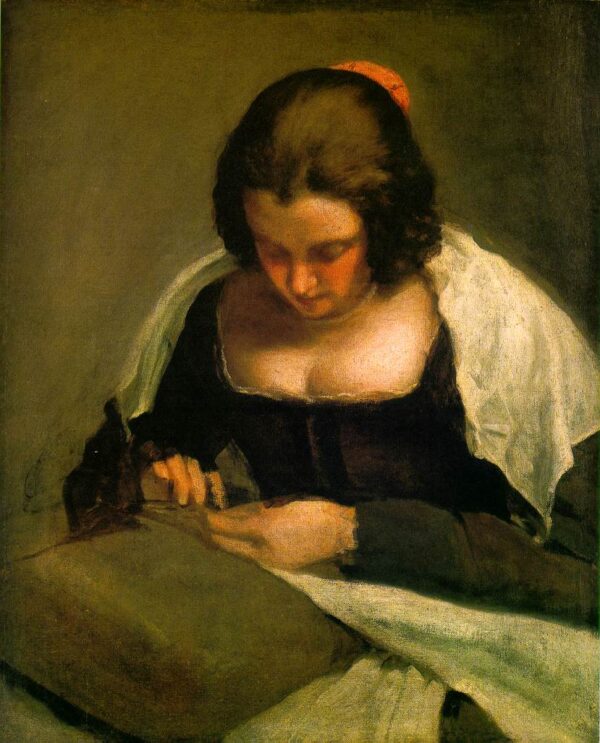 The Needlewoman by Diego Velasquez