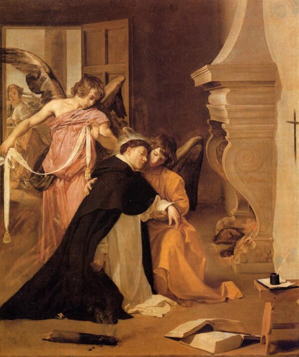 The Temptation of St Thomas Aquinas by Diego Velasquez