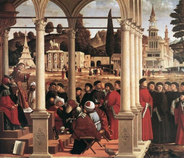 Disputation of Saint Stephen by Vittore Carpaccio