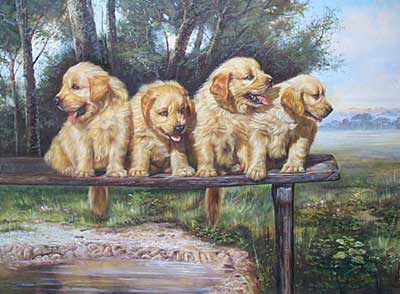 Dogs Paintings N044