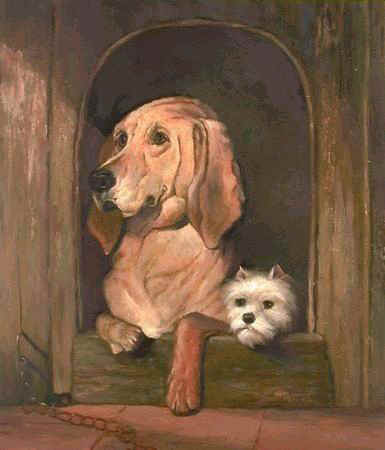 Dogs Paintings N046