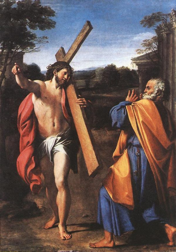 Domine Quo Vadis by Annibale Carracci