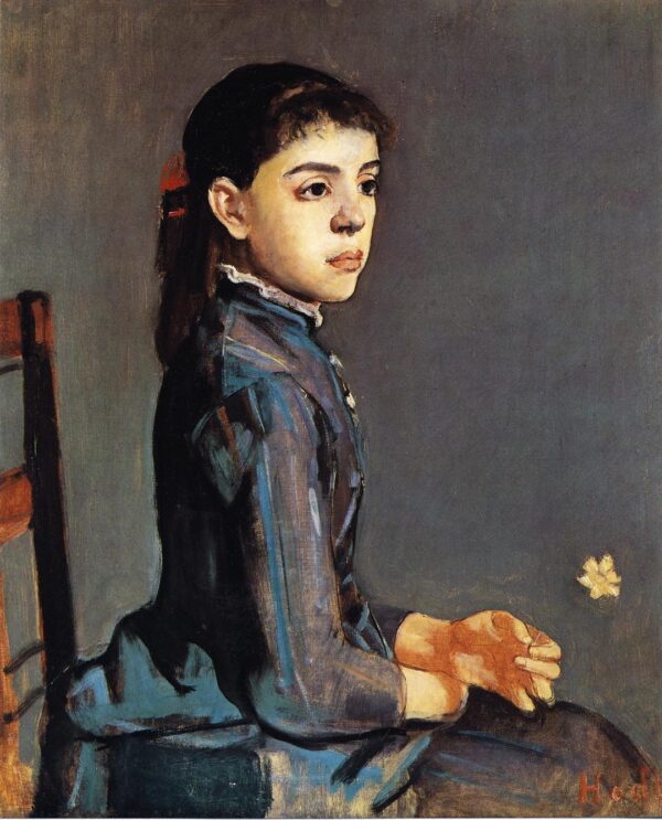 Portrait of Louise-Delphine Duchosal by Ferdinand Hodler