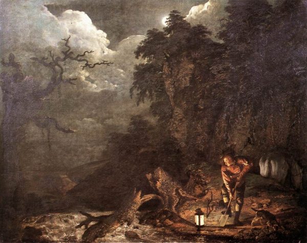 Earthstopper at the Bank of Derwent by Joseph Wright