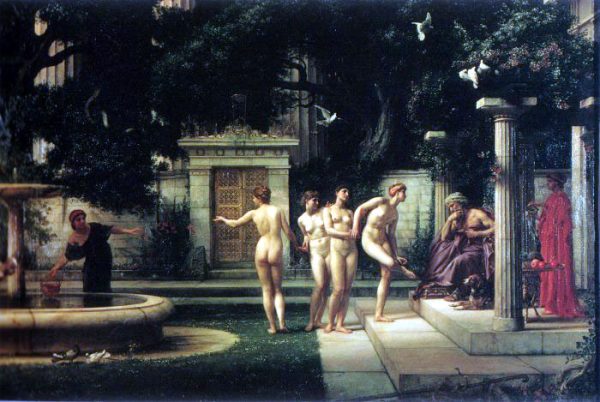 A visit to Aesclepius by Edward John Poynter