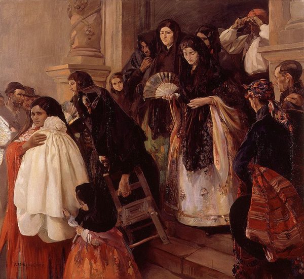 El Bautizo by Jose Benlliure y Gil