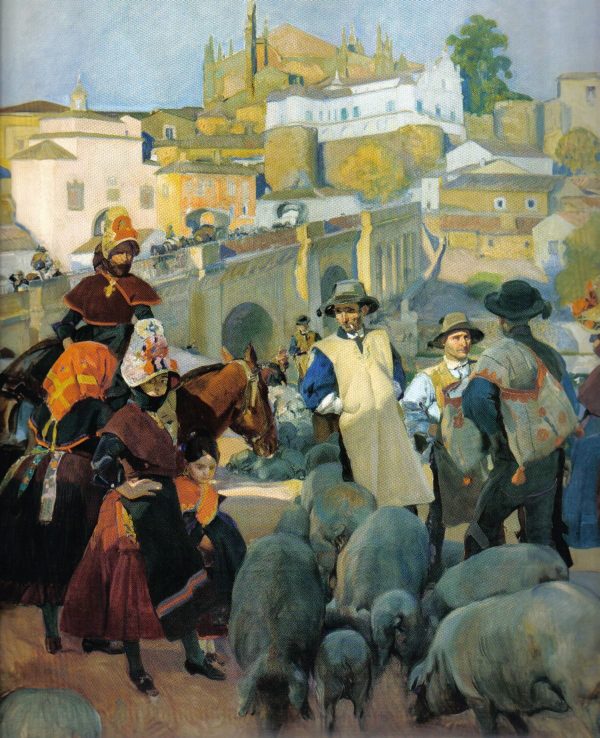 El Mercado by Joaquin Sorolla y Bastida