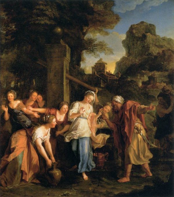 Eliezer and Rebecca by Antonie Coypel