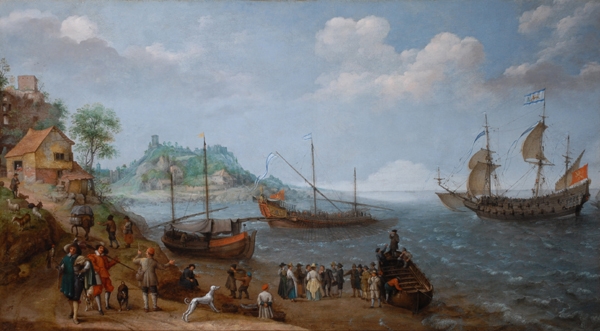 Embarkation Scene by Adam Willaerts