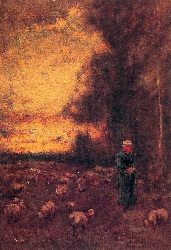 End of Day by George Inness