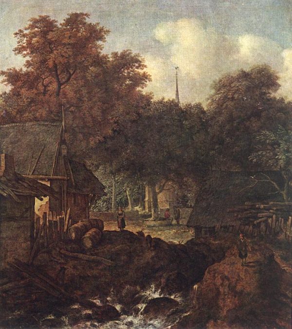 End of Village by Allaert van Everdingen